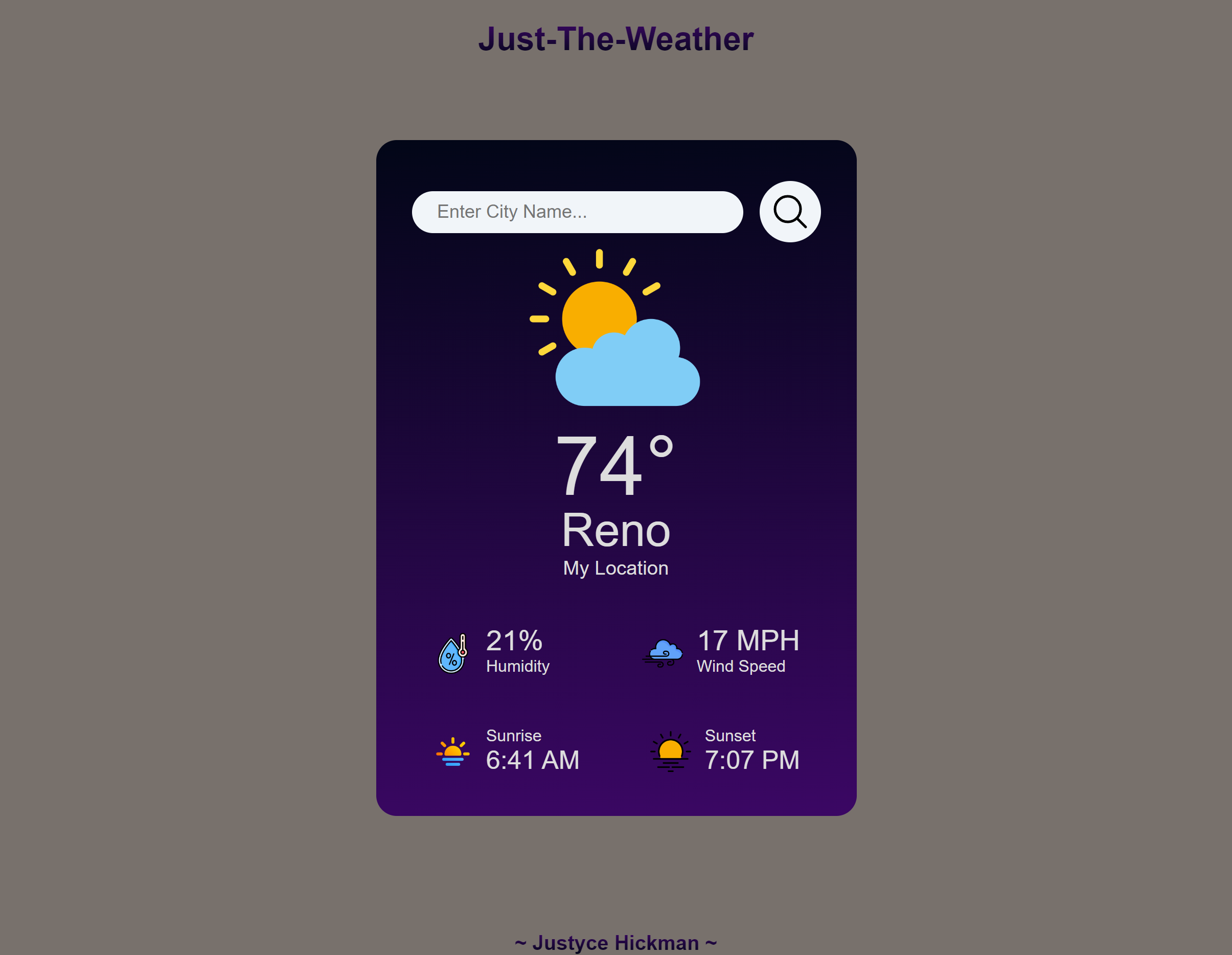 Picture of Weather App